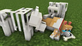 Wolf Life: Poor Puppy Needs Help - Minecraft Animation