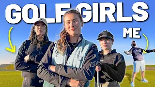 I challenged the GOLF GIRLS to a match (big mistake!)