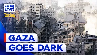 Humanitarian crisis in Gaza as Israel-Hamas war escalates | 9 News Australia