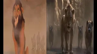 The Lion King (1994/2019) Hyenas Chase Simba