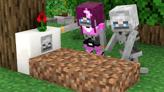 Monster School : Baby Skeleton and Dog Life - Story Minecraft Animation