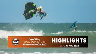 Copa Kitley GWA Wingfoil World Tour Brazil 2022 | Day Two Highlights