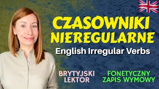 Czasowniki nieregularne z brytyjskim lektorem