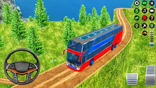 Uphill Offroad Bus Driving Simulator Bus Games - Android Gameplay