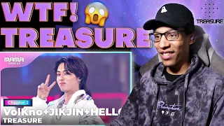 WTF? the ENERGY!! [2022 MAMA] TREASURE - VolKno+JIKJIN+HELLO | FIRST TIME REACTION!