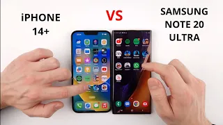 iPhone 14 Plus vs Note 20 Ultra | SPEED TEST