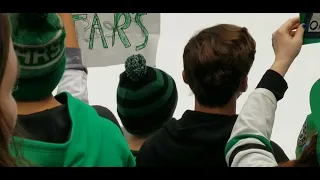 That kid watched the Dallas Stars warm up!