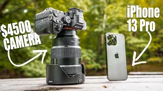 iPhone 13 pro vs Pro camera setup (Sony a7iii + 24-70mm f2.8 GM)