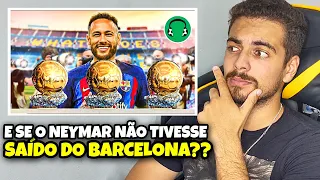 REAGINDO AO FUTPARODIAS - E SE O NEYMAR NUNCA TIVESSE SAÍDO DO BARCELONA? | Paródia Flowers