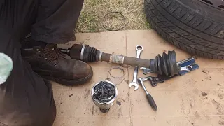 HOW TO CHANGE PEUGEOT 307  CV JOINT