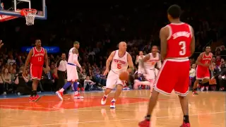 Jason Kidd's AMAZING 3/4 court three-pointer off glass!