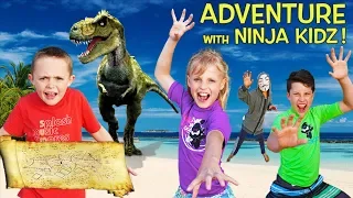 Escape the Sneaky Spy with Ninja Kidz TV! Mysterious Treasure Map Storytelling Adventure!