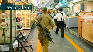 JERUSALEM TODAY. Machane Yehuda Market During the War.