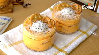 꾸덕하고 진한 황치즈 크림 푸딩 만들기 Cheddar Cheese Cream Pudding | 버니파이Bunnify