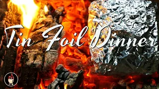 Tin Foil Steak Packet On Campfire | Campfire Dinner | Camping Recipe