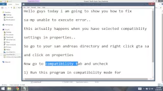 How to fix Sa-mp unable to execute error