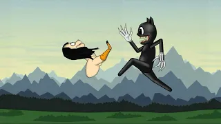 Huggy Wuggy vs Costume Man Poppy Playtime, Bendy, cartoon Cat Drawing cartoons 2 #huggywuggy #bendy