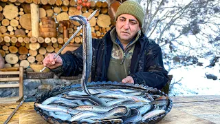 LEZZETLİ KEBAP İLE SIRADIŞI YILAN BALIĞI ÇITIR DİLİMLERİ IZGARADA YAPMAK