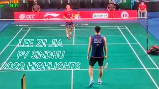 Lee Zii Jia 🇲🇾 and PV Sindhu 🇮🇳 2022 Badminton Asia Championship Highlights