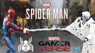 Marvel Gamer Verse SPIDER MAN PS4 vs MISTER NEGATIVE 2 pack 3.75" Legends Review