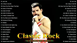 Queen, Bon Jovi, Aerosmith, U2, The Police, ACDC 🔥 Classic Rock Songs 70s 80s 90s