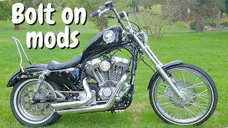 Sportster chopper transformation