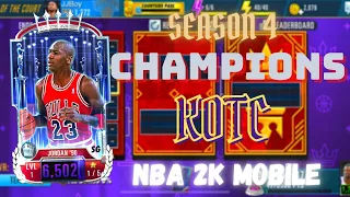 Champions KOTC #NBA 2K Mobile Season 4