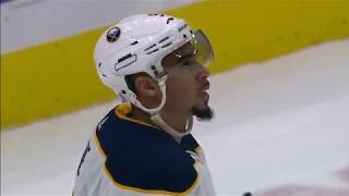Sabres' Kane not happy after missing open net opportunity