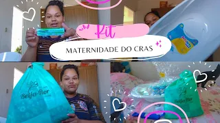 kit maternidade pelo CRAS| o que vem no kit maternidade do CRAS? Mostrei Tudo!😍