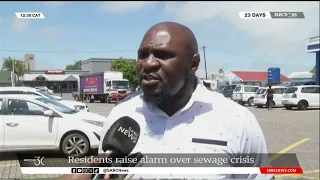 Mthatha residents raise alarm over sewage crisis