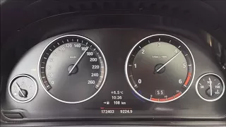 BMW F11 530d xDrive 0-100, 0-200 Acceleration