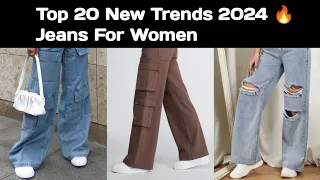 Top 20 Trends Jeans For Women's | 2024 Different Type Jeans ideas | Women Fashion🔥