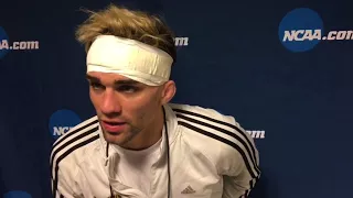 Wyoming’s Bryce Meredith speaks after quarterfinal win