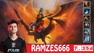 [DOTA 2] RAMZES666 the BATRIDER [OFFLANE] [7.35d]