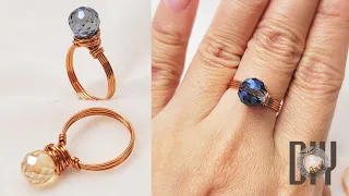 less than 5 minutes | anyone can make | beautiful ring | DIY @LanAnhHandmade 946