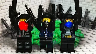 LEGO Stop Motion animation Police 💣 Police SWAT vs robbers 🚓