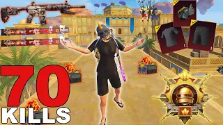 70 KILLS!!🥵 EVERY PRO - CONQUEROR PLAYERS LANDED in HERE🔥 I SOLO vs SQUAD PUBG Mobile