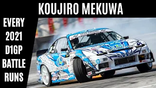 Koujiro MEKUWA - Every 2021 D1GP Battle Runs (Ranked 5)