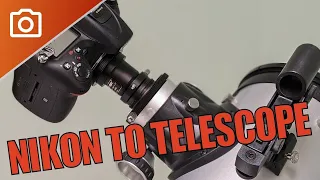 Nikon Camera on Celestron Telescope - HOWTO