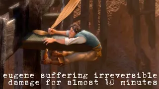 eugene suffering irreversible damage for 8 minutes (tangled/tangled the series)