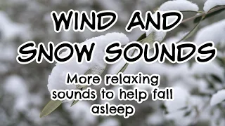 Relaxing sounds of snow falling in Sedona to help you sleep