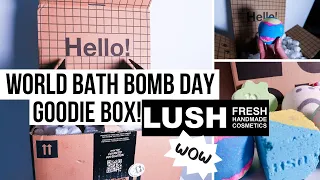 WORLD BATH BOMB DAY | LUSH COSMETICS | PR GOODIE BOX | Lots of Amazing Lush Bath Bombs!!!