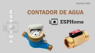 WATER METER with ESPHome and Home Assistant.