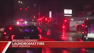 Fire breaks out at West Warwick laundromat