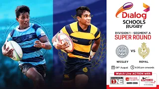 Wesley College vs Royal College - Dialog Schools Rugby League 2022 - Super Round