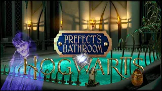 Prefect's Bathroom | Bath at Hogwarts | Relaxing Water Ambience 🛁