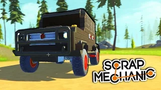 РАЗОГНАЛИСЬ ДО БЕШЕНОЙ СКОРОСТИ НА МЕРСЕДЕСЕ G65 AMG И ГИГАНТСКАЯ СВИНКА В SCRAP MECHANIC