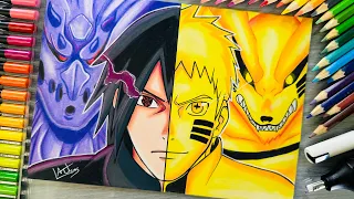 Como Desenhar o Naruto / Sasuke - Kurama / Susanoo