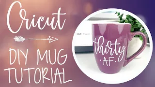 Cricut Tutorial: How to Personalize a Coffee Mug for Beginners!