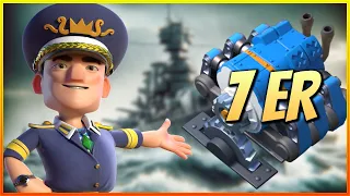 DIRTIEST 7ER I COULD BUILD!👀💥 [RANK 21 / W4-S59-S36 RELOADED] - BOOM BEACH WARSHIPS